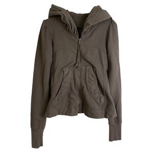 Prairie Underground Cloak Hoodie Sweatshirt Womens Small Organic Cotton Full Zip